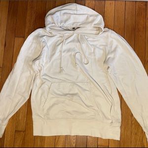 Muji Men’s Drawstring Hoodie Ivory Size M